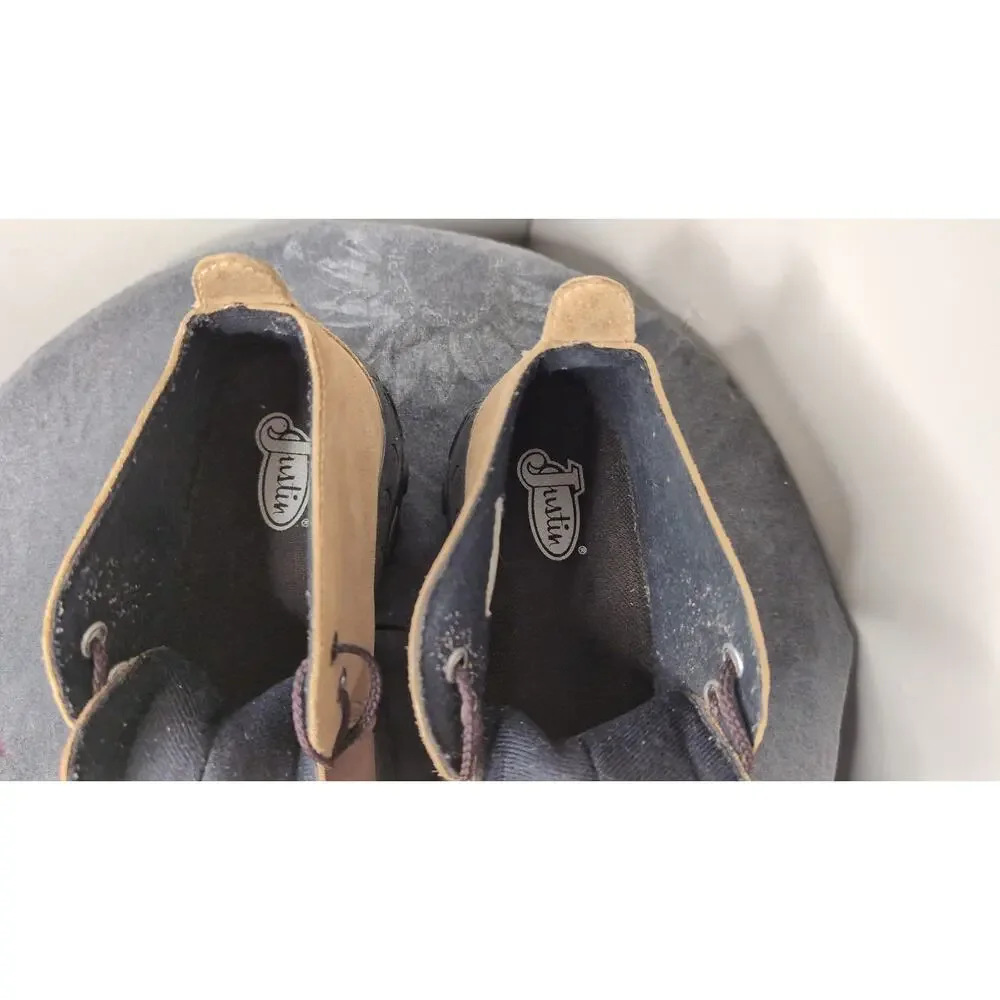 Justin Suede Hiking Chukka Shoes Womens 7.5 Gorpcore Outdoor